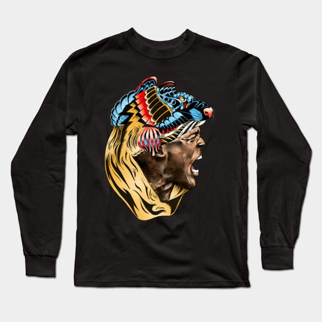 Cam Newton "King of the Jungle" Long Sleeve T-Shirt by ThePunkPanther